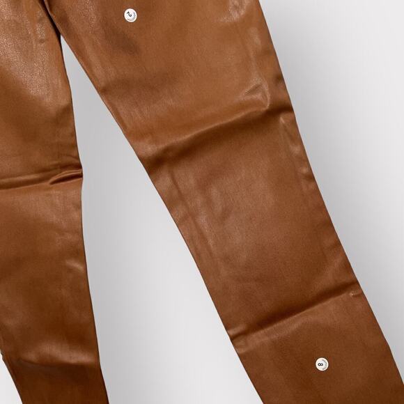 L’Agence NEW Womens Margot Skinny High Rise Jeans sz 24 Java Coated Wax Denim - Picture 12 of 14